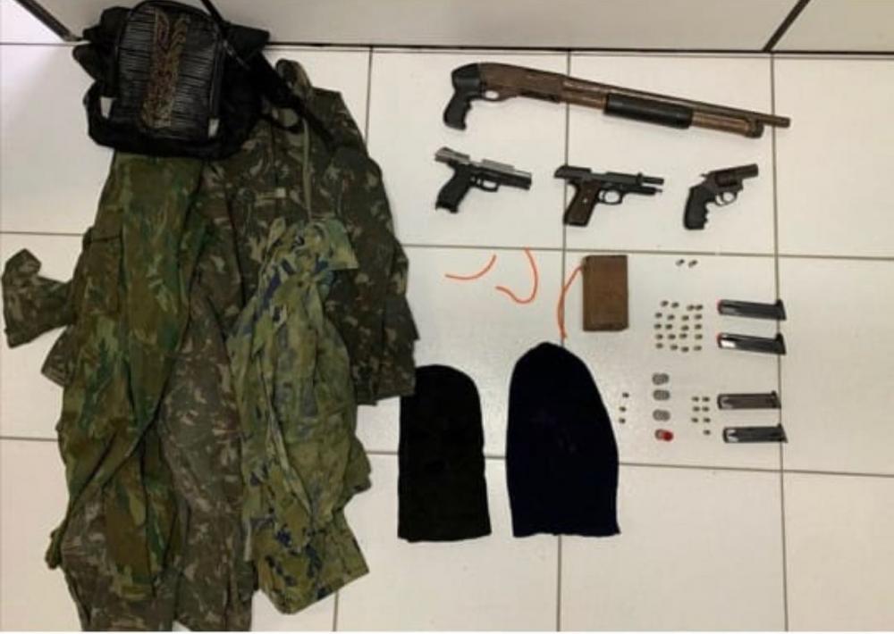 Homens que explodiram lotérica em Itangra morrem após troca de tiros com a Polícia