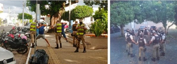 Alunos do Núcleo de Ensino do 4° BPM de Alagoinhas iniciam o estágio supervisionado, intensificando o Policiamento da cidade