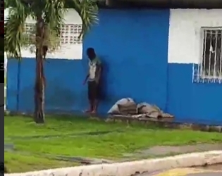 Homem que ficava no trevo de Entre Rios foi parar em Cardeal e sumiu após repercussões negativas