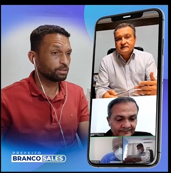 Prefeito Branco Sales e Júnior Argôlo participam de reunião com Rui Costa e Prefeitos da região