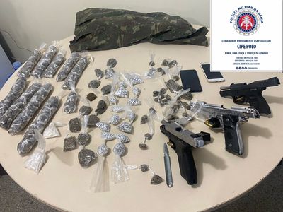 Cipe Polo apreende três pistolas com suspeitos em Camaçari