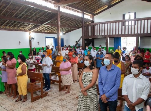 Autoridades participam de missa do co-padroeiro do Jangada: São Sebastião