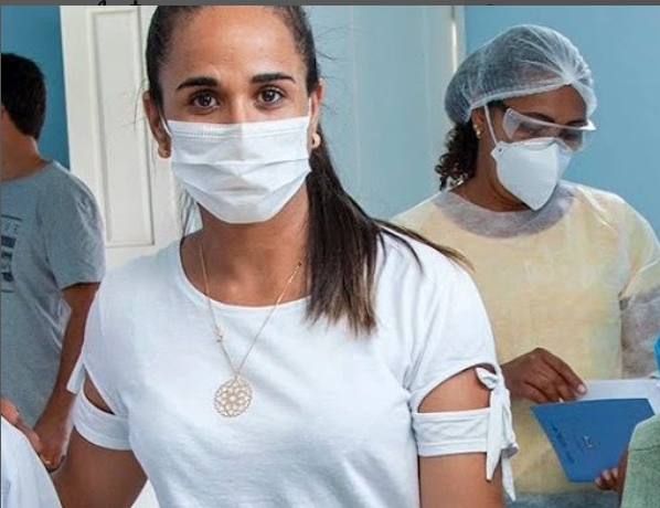 Primeira Dama Camila Araújo e Secretária de Saúde é diagnosticada com Covid-19 em Cardeal da Silva