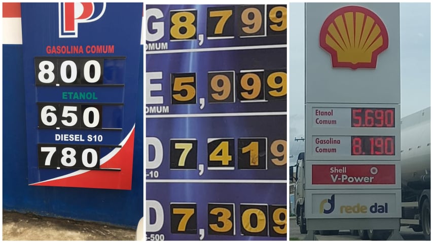 Gasolina deverá ultrapassar 10 reais ainda esse mês na Bahia