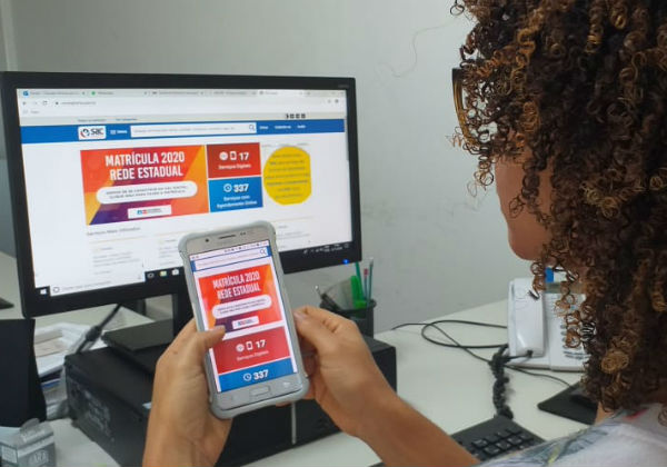 Matrícula para alunos na rede estadual será realizada pela internet por meio do SAC Digital