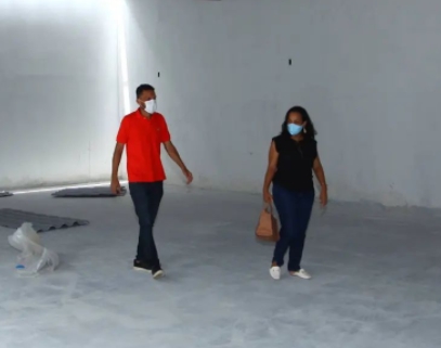 Prefeito Branco Sales e Secretária de Educação realizam vistoria em obras de escolas municipais de Cardeal da Silva