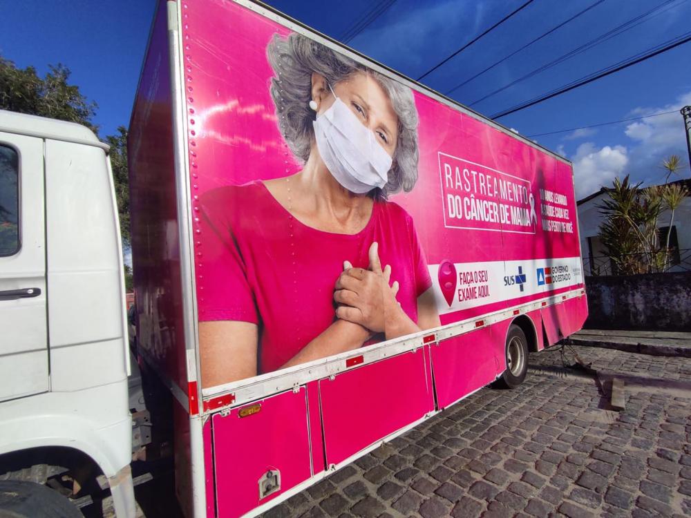 Carreta da Mamografia chega no Conde e realizará diversos atendimentos pelo SUS