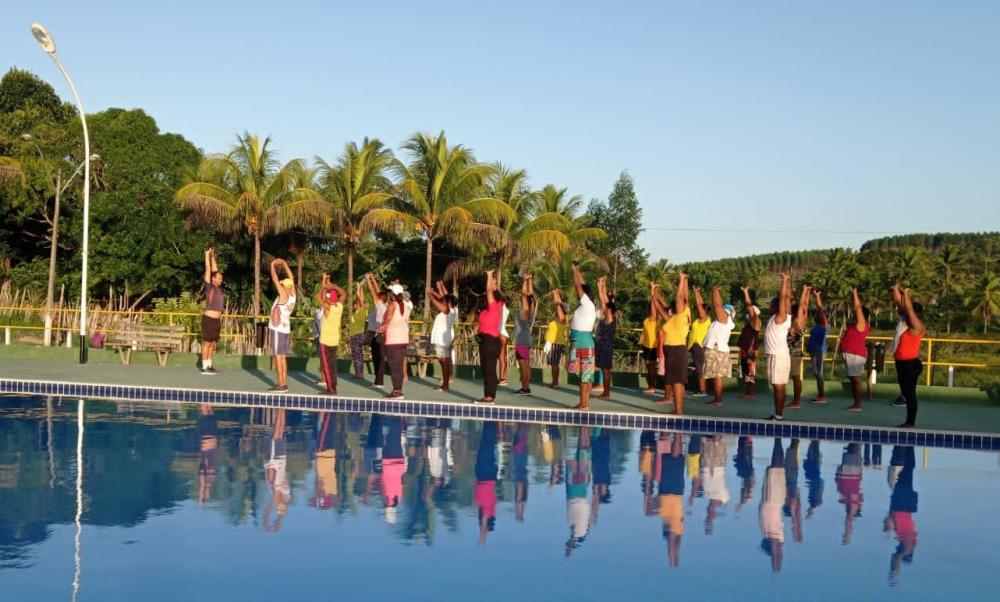 Projeto Ativa Idade é realizado no Balneário de Nova Pastora