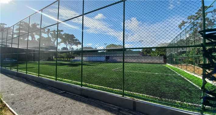 Campo de grama sintética de Sauípe será entregue na sexta em Mata de São João