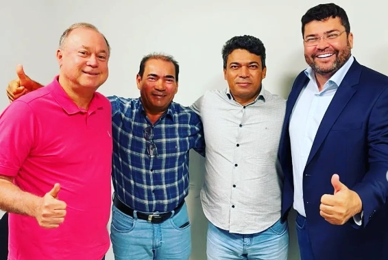 Líderes do grupo de oposição ao governo Dudu Vieira visitam sede do União Brasil e falam sobre alinhamentos futuros; Entenda