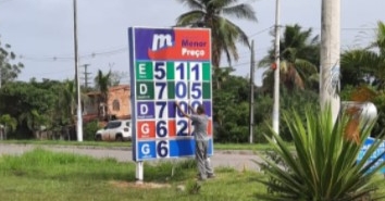 Gasolina volta a cair em Alagoinhas