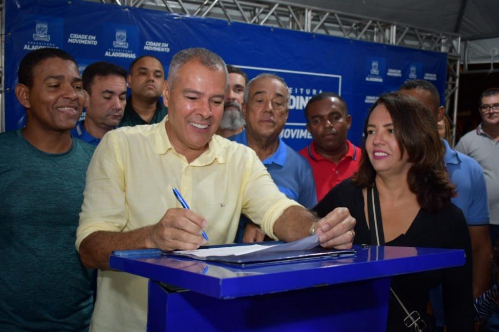 Inauguração e anúncio de mais obras de pavimentação asfáltica em Alagoinhas marcam o final de semana