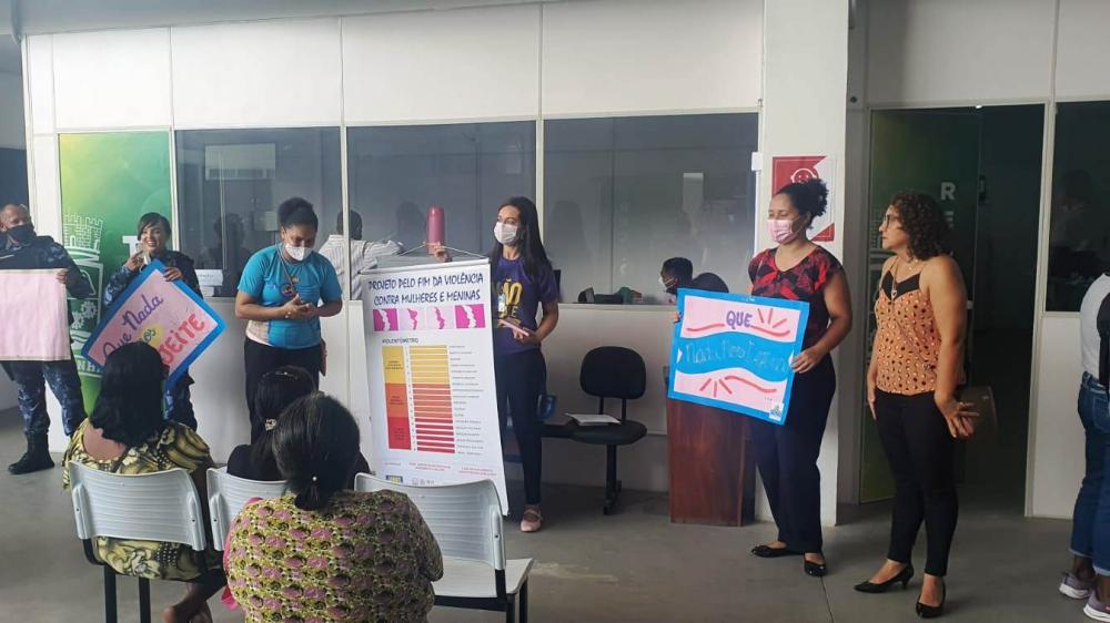 Alagoinhas realiza a Campanha Não se Cale, dentro do Agosto Lilás