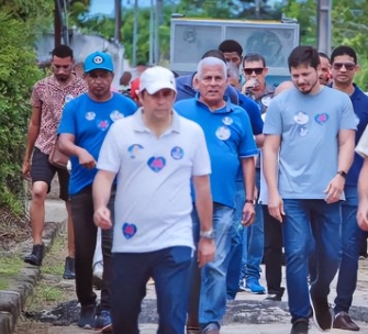 Prefeito Nena e Dr. Eduardo Santos pegam pesado em campanha para Deputados em Inhambupe