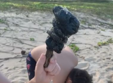 Investigação aponta que óleo encontrado na praia de Ondina não é o mesmo de 2019; Sítio de Conde também foi afetado