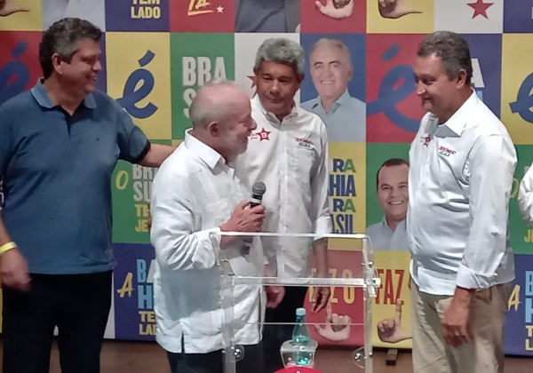 Jerônimo diz que a Bahia precisa de Lula presidente: ‘Vai unificar o Brasil’