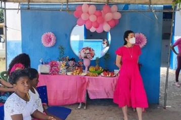 SESAU realiza ação em alusão ao Outubro Rosa na zona rural de Entre Rios