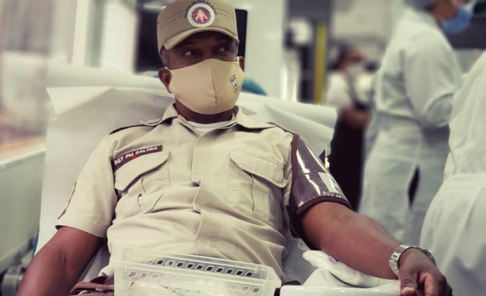Hemoba e Polícia Militar iniciam campanha de doação de sangue em todo o estado