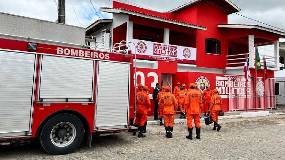Instalação provisória do Subgrupamento do Corpo de Bombeiros é inaugurada em Ipiaú