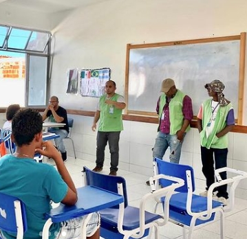 Agentes de Endemias fazem ação educativa de prevenção e controle da dengue nas escolas de Jandaíra