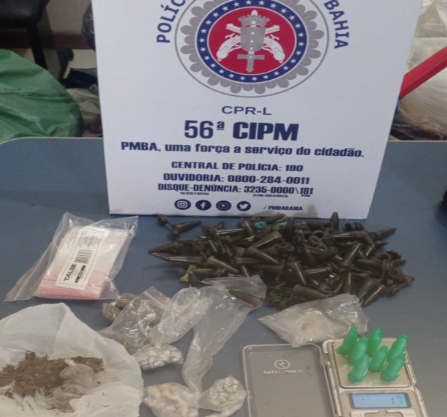 PM apreende drogas em Porto de Sauípe