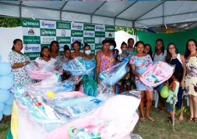Governo Branco Sales entrega kits natalidade através da Secretaria de Assistência Social em Cardeal da Silva