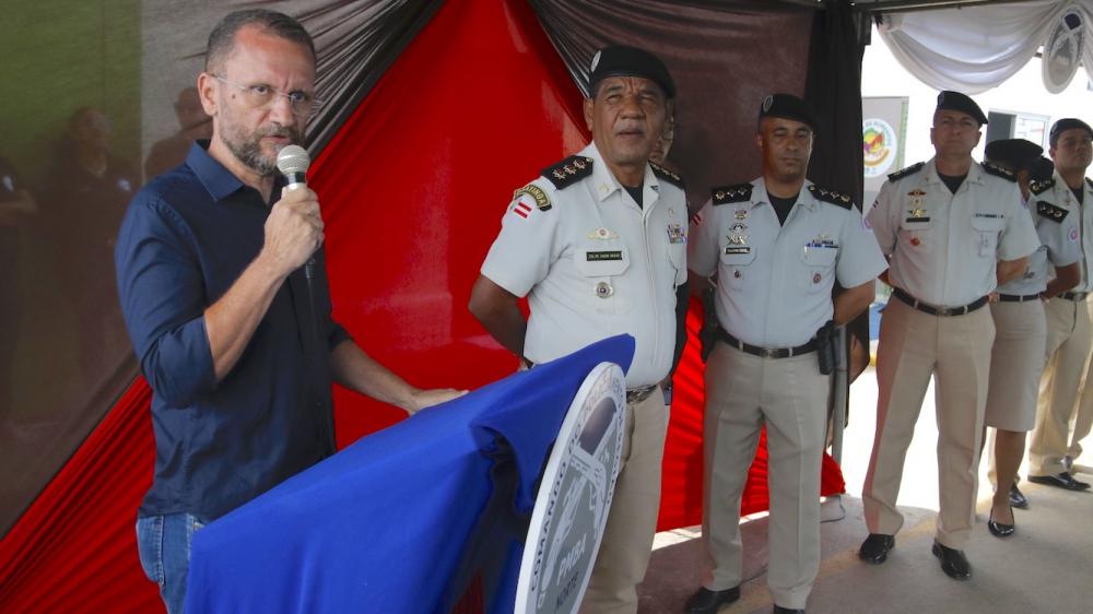 Base Fixa da Polícia Militar inaugurada no Mercado do Produtor de Juazeiro
