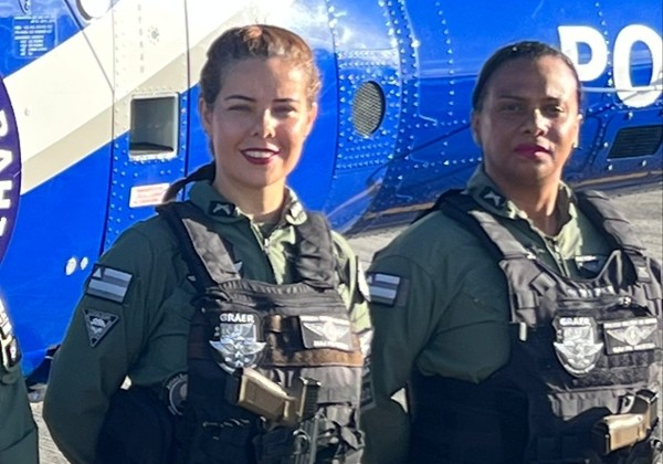 Graer realiza operação inédita com duas mulheres como piloto