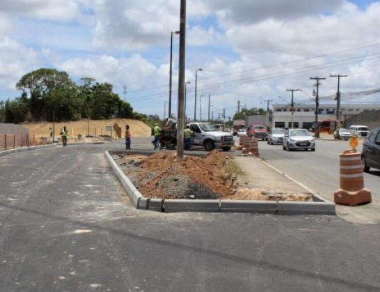 Novos Portais de Entrada da cidade estão sendo construídos em Simões Filho