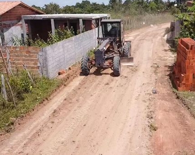 Governo Marcus Sarmento realiza requalificação de estradas da Vila Nova em São José do Avena