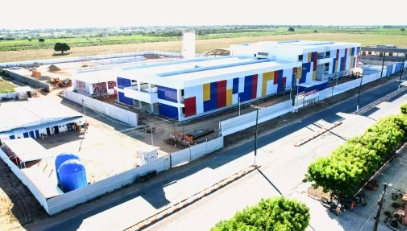 Obra do novo Colégio Estadual de Crisópolis segue em ritmo acelerado