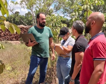 A pedido do Prefeito Marcus Sarmento engenheiros do Estado visitam Itanagra para levar água para 250 famílias da zona rural de Itanagra
