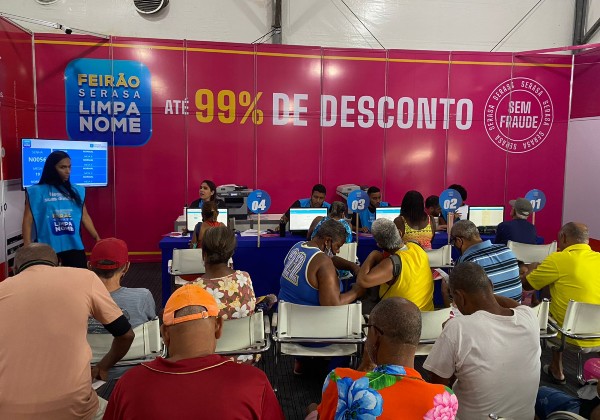 Mais de 4 milhões de baianos poderão renegociar as dívidas no Feirão Serasa Limpa Nome