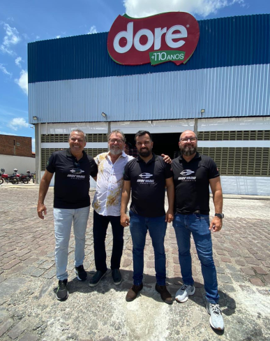 Prefeito Joaquim Neto visita fábrica da Dore (RN), que terá filial em Alagoinhas
