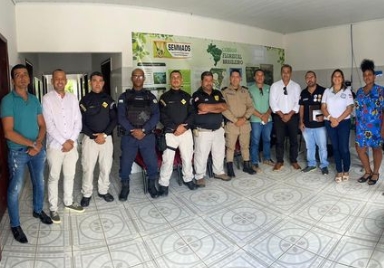 Gestão e Policiais Civis e Militares discutem sobre poluição sonora e perturbação do sossego alheio em Esplanada