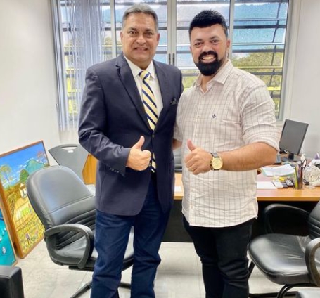 Prefeito Leandro Dantas visita presidente Estadual do Solidariedade em Salvador