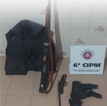 Após arrombamento de residência homem é preso em flagrante e armado em Crisópolis