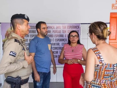 Secretaria de Educação, PM e forças de seguranças realizam o combate a violência nas escolas de Crisópolis