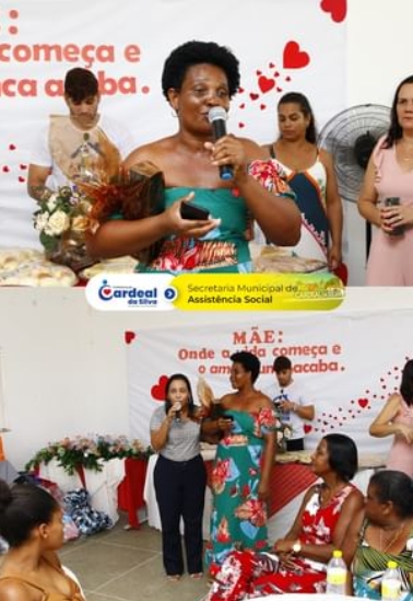 SEMAS oferta café da manhã especial dia das mães e entrega kit natalidade em Cardeal da Silva