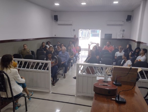 51 CIPM participa de palestra sobre combate ao abuso e exploração sexual de crianças e adolescentes no Conde