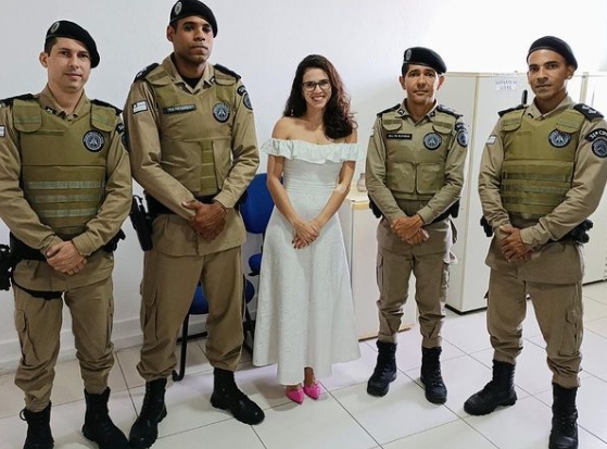 Comando da PM participa de reunião com juíza de Conde