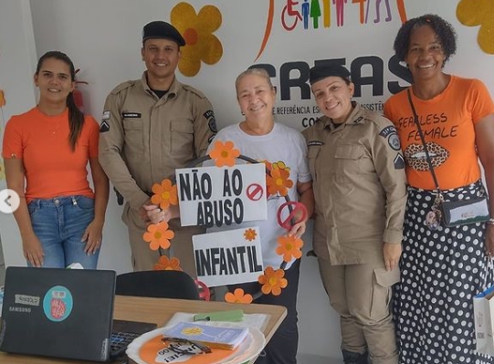 PM participa de caminhada alusiva ao Dia Nacional de Combate ao abuso e exploração sexual de Crianças e Adolescentes