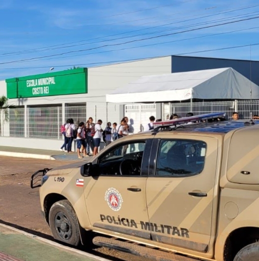 PM continua ronda nas escolas de Entre Rios, Cardeal da Silva e Esplanada