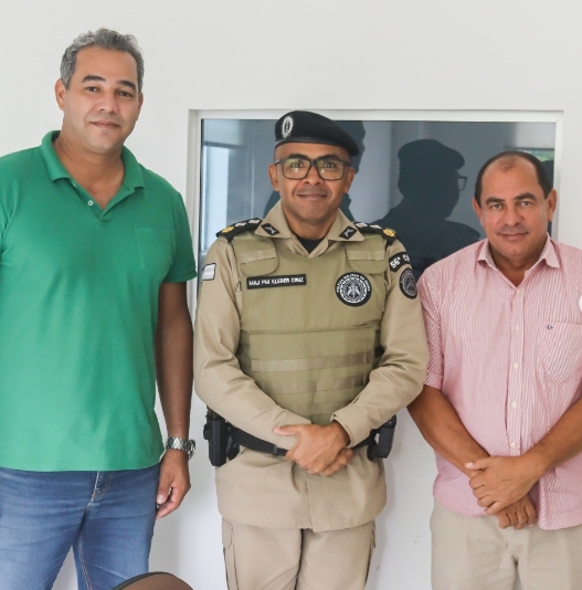 Comandante da 56ª CIPM faz visita institucional ao Prefeito de Esplanada