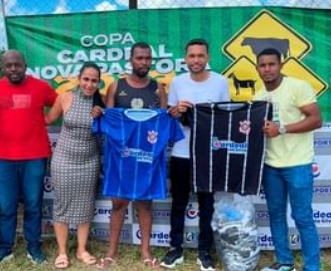Times de Futebol recebem padrão da gestão municipal de Cardeal da Silva