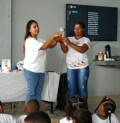 OdontoSesc realiza atividade educativa de Saúde Bucal em Escola Municipal de Cardeal da Silva
