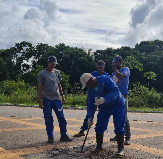 Obras da nova entrada do município de Itanagra é iniciada com a presença do Prefeito Marcus Sarmento