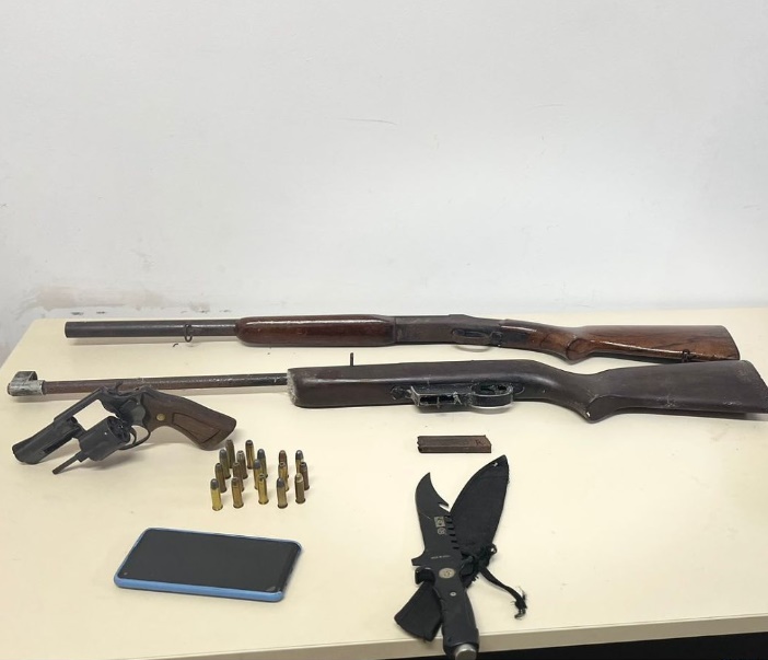 PM apreende 3 armas de fogo em Porto de Sauípe
