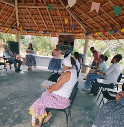 Secretaria de Cultura, Esporte e Lazer realiza escuta organizada da Lei Paulo Gustavo no Quilombo de Massarandupió
