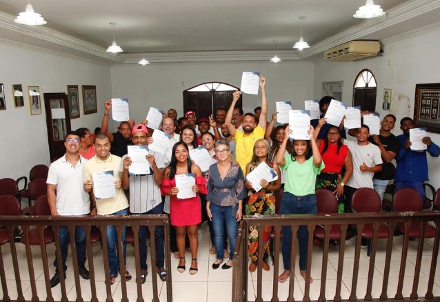 Gestão Branco Sales realiza formação de novos Pedreiros e Pintores para atuar no município e na região